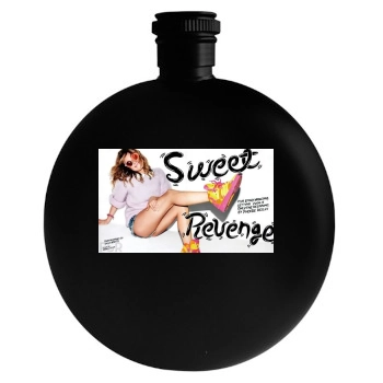 Emily VanCamp Round Flask