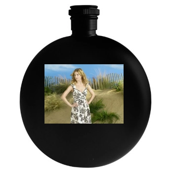 Emily VanCamp Round Flask