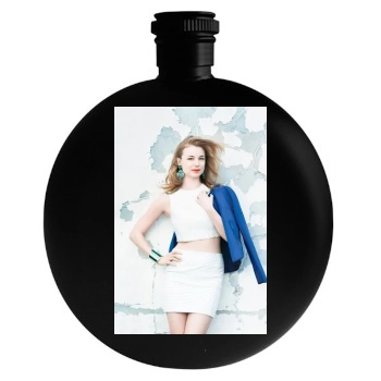 Emily VanCamp Round Flask