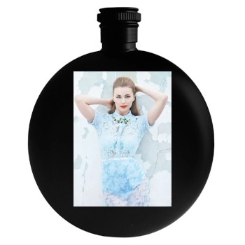 Emily VanCamp Round Flask