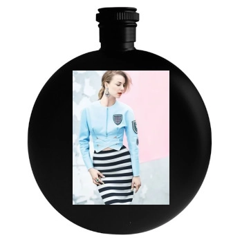 Emily VanCamp Round Flask