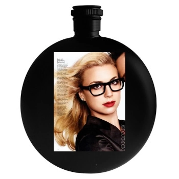 Emily VanCamp Round Flask