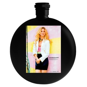 Emily VanCamp Round Flask