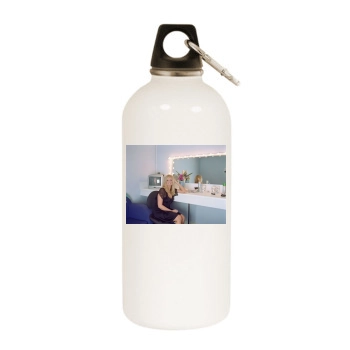 Emma Bunton White Water Bottle With Carabiner