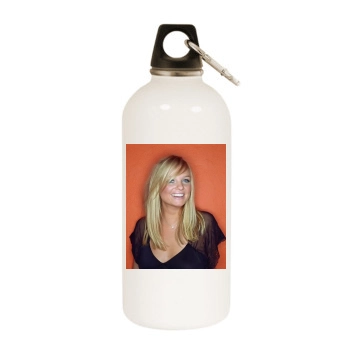 Emma Bunton White Water Bottle With Carabiner