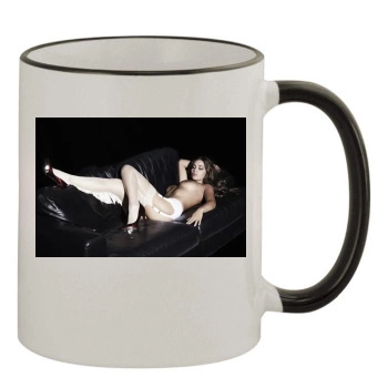 Emma Frain 11oz Colored Rim & Handle Mug