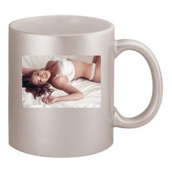 Emma Frain 11oz Metallic Silver Mug