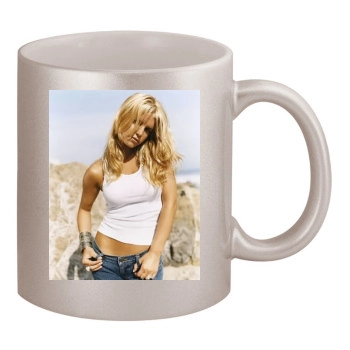 Jessica Simpson 11oz Metallic Silver Mug