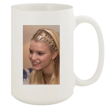 Jessica Simpson 15oz White Mug