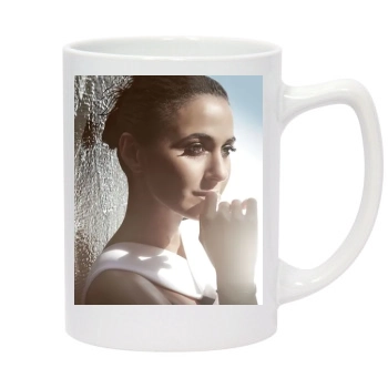 Emmanuelle Chriqui 14oz White Statesman Mug