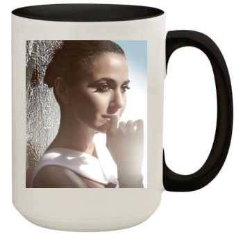 Emmanuelle Chriqui 15oz Colored Inner & Handle Mug