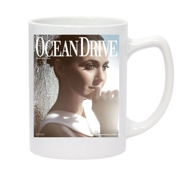 Emmanuelle Chriqui 14oz White Statesman Mug