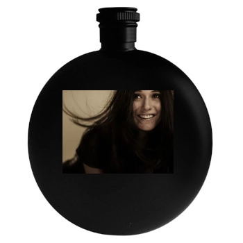 Emmanuelle Chriqui Round Flask