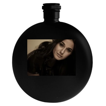 Emmanuelle Chriqui Round Flask