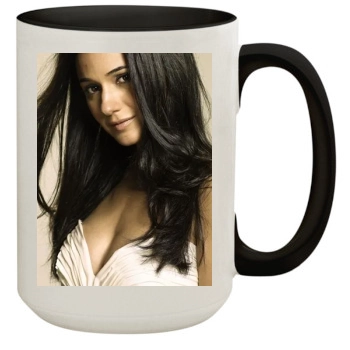 Emmanuelle Chriqui 15oz Colored Inner & Handle Mug