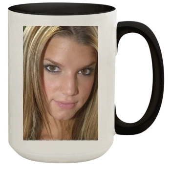 Jessica Simpson 15oz Colored Inner & Handle Mug