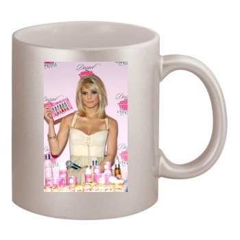 Jessica Simpson 11oz Metallic Silver Mug