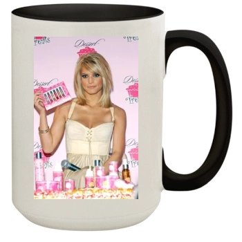 Jessica Simpson 15oz Colored Inner & Handle Mug