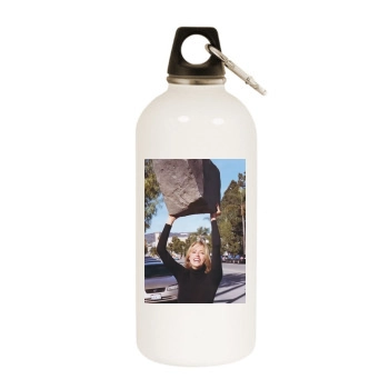 Estella Warren White Water Bottle With Carabiner