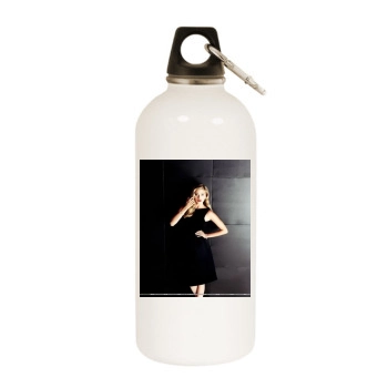 Estella Warren White Water Bottle With Carabiner