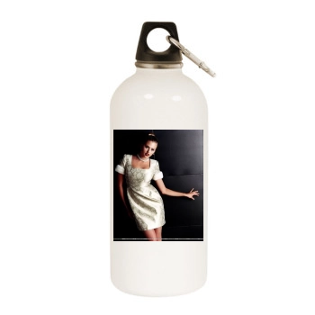 Estella Warren White Water Bottle With Carabiner