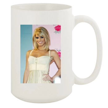 Jessica Simpson 15oz White Mug