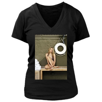 Estella Warren Women's Deep V-Neck TShirt