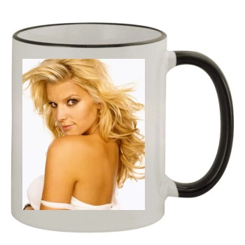 Jessica Simpson 11oz Colored Rim & Handle Mug