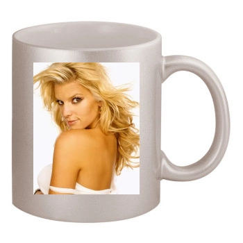 Jessica Simpson 11oz Metallic Silver Mug