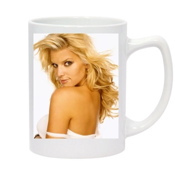 Jessica Simpson 14oz White Statesman Mug