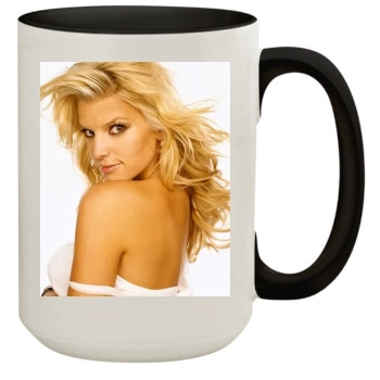 Jessica Simpson 15oz Colored Inner & Handle Mug