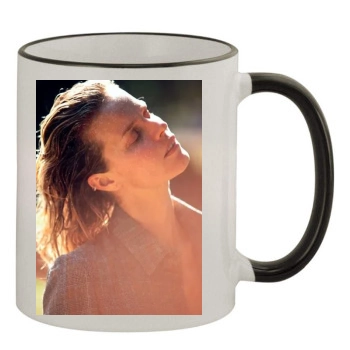 Eva Herzigova 11oz Colored Rim & Handle Mug