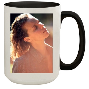 Eva Herzigova 15oz Colored Inner & Handle Mug