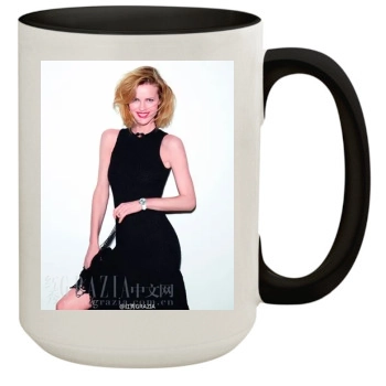 Eva Herzigova 15oz Colored Inner & Handle Mug