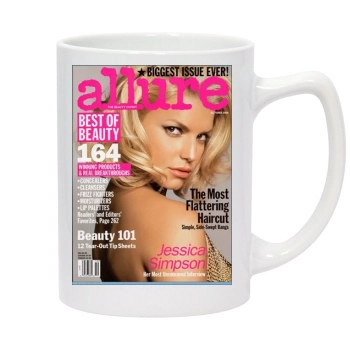 Jessica Simpson 14oz White Statesman Mug