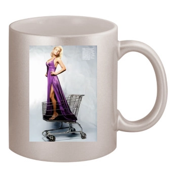 Jessica Simpson 11oz Metallic Silver Mug