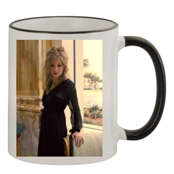 Elisha Cuthbert 11oz Colored Rim & Handle Mug