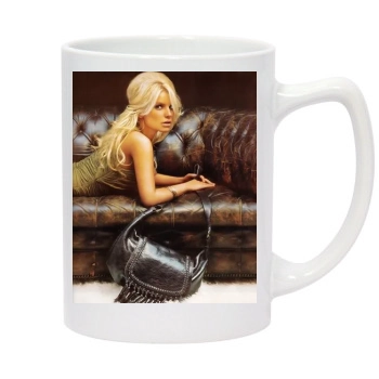 Jessica Simpson 14oz White Statesman Mug