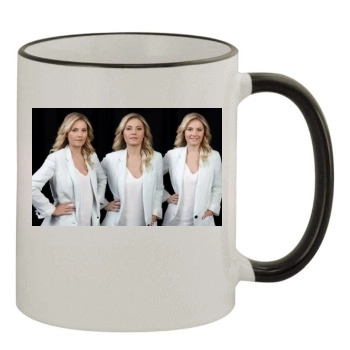 Elisha Cuthbert 11oz Colored Rim & Handle Mug