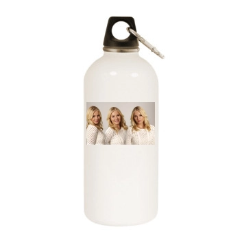 Elisha Cuthbert White Water Bottle With Carabiner