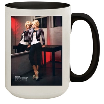 Elisha Cuthbert 15oz Colored Inner & Handle Mug