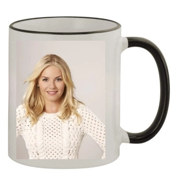 Elisha Cuthbert 11oz Colored Rim & Handle Mug