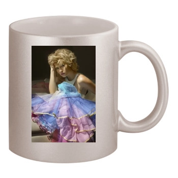 Elisha Cuthbert 11oz Metallic Silver Mug