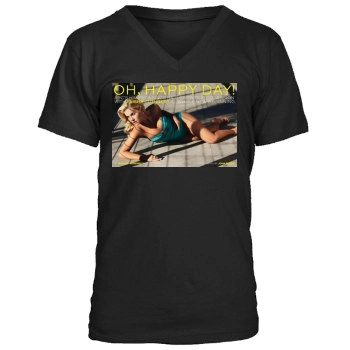 Elisha Cuthbert Men's V-Neck T-Shirt