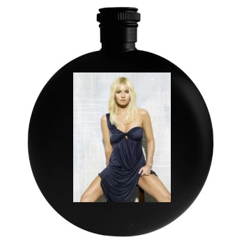 Elisha Cuthbert Round Flask