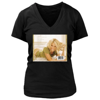 Jessica Simpson Women's Deep V-Neck TShirt