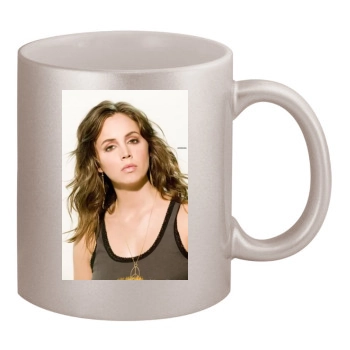 Eliza Dushku 11oz Metallic Silver Mug