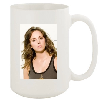 Eliza Dushku 15oz White Mug