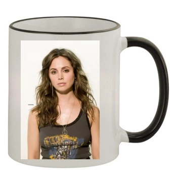 Eliza Dushku 11oz Colored Rim & Handle Mug