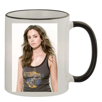 Eliza Dushku 11oz Colored Rim & Handle Mug